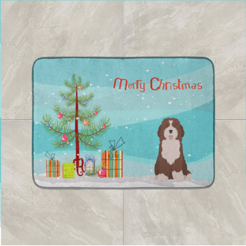 Tapis pour salle de bain chinois, Bernedoodle