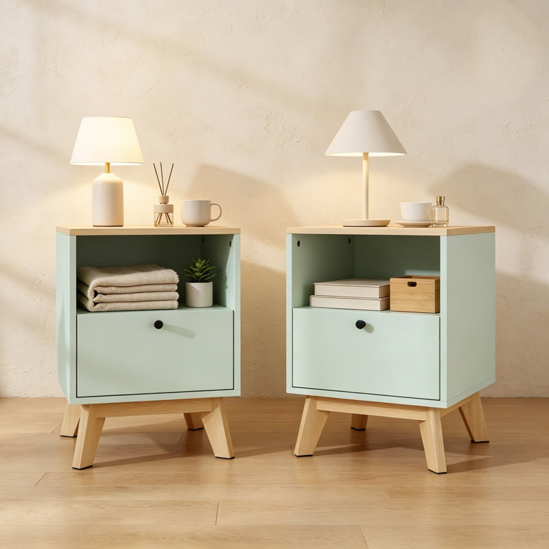 40 cm W Bedside Table