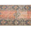 Tapis rétro vintage en laine turque - Tapis tribal rouge fait à la main