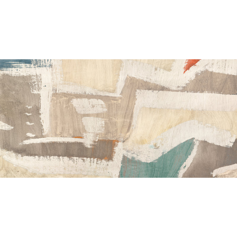 Abstract: Subdued Choreography by Anne Munson - Wrapped Canvas Painting Print, 35cm H x 70cm W x 4cm D