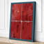 Four Red Fragments Industrial - Wrapped Canvas-1099550670-1099550676