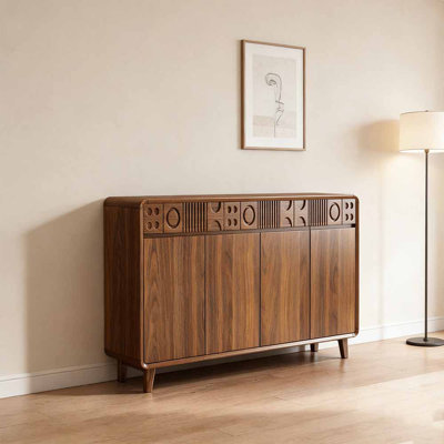 French-style enclosed shoe storage cabinet