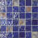 Glass Tile Blend 2" x 2" Glass/Seashell Grid Mosaic Wall & Floor Tile