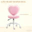 Chaise de bureau en forme de cœur, chaise pivotante réglable-915409227