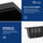 Quartz 33" L x 22" W Grantie Composite Drop-In Kitchen Sink 50/50 Double Bowl Workstation Sink with Accessories-117194985