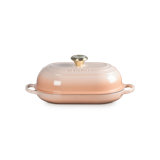 Le Creuset Signature Cast Iron Oval Bread Oven, 11.5 In., Peche