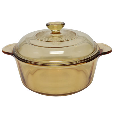 Visions 2.5 Quarts Glass Stock Pot