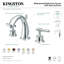 Robinet de salle de bain espacé Kingston-11271931