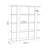 Acoidan Geometric Bookcase-1007414725