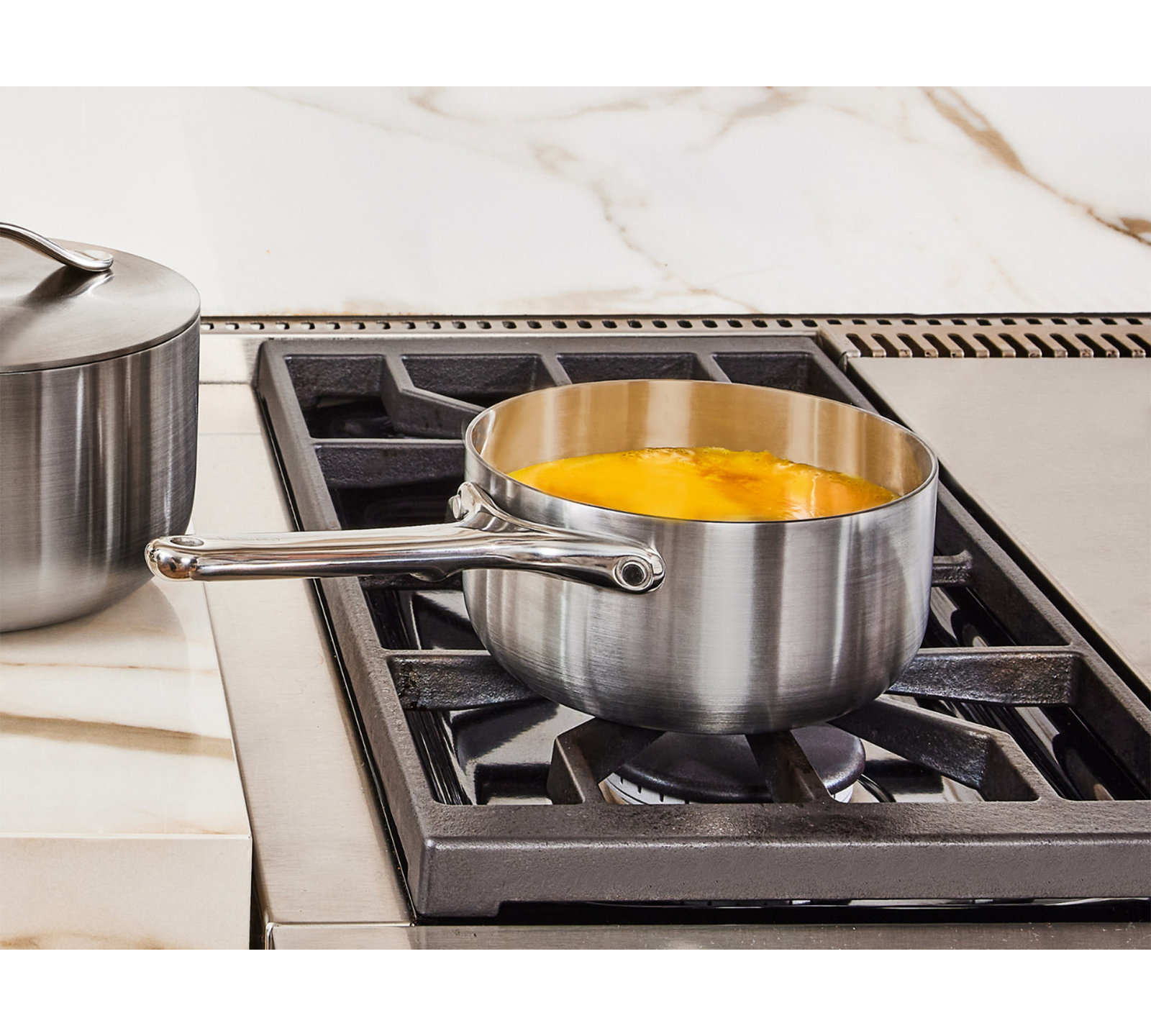 Caraway 3qt Stainless Steel Saucepan with Lid, 1. 75 quarts