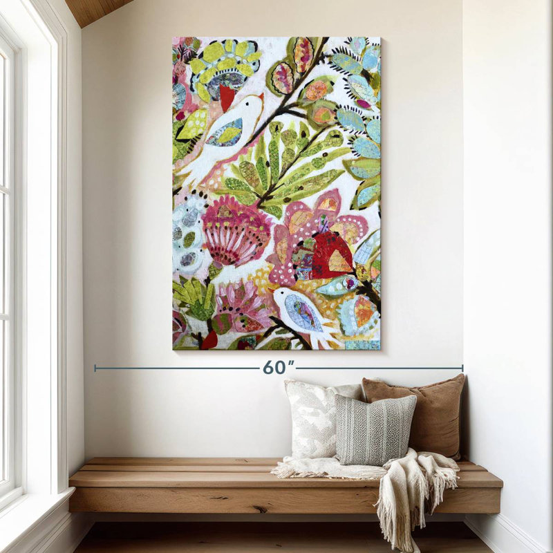 Harnek Paper Birds I, 51" H x 34" W