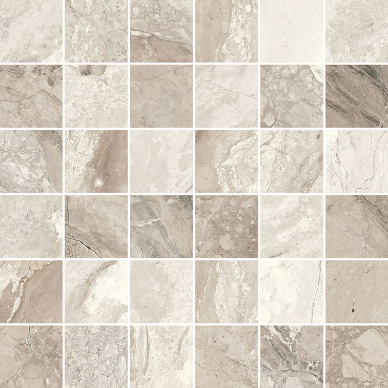 Carreau de porcelaine Crystara 2X2, Beige