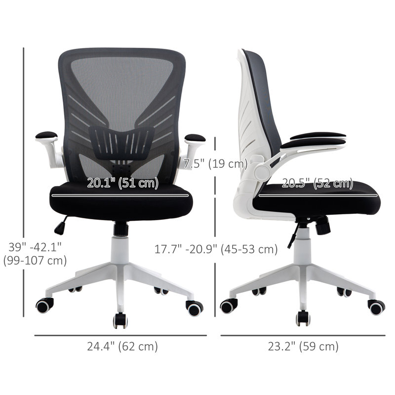 Chaise de travail Akaiyah, Gris
