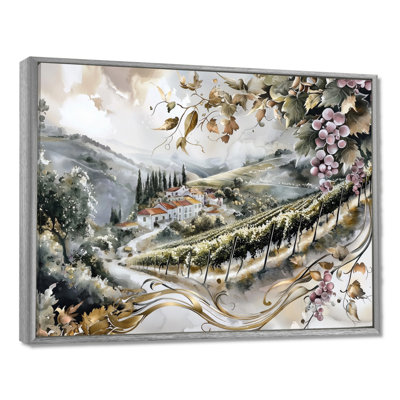 Douro Valley Wineyard Dreams - Vineyard, art mural