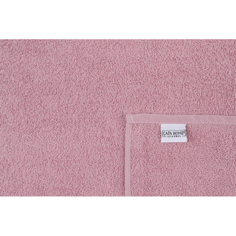 Ensemble de serviettes 2 pièces 100% coton Dora, Rose