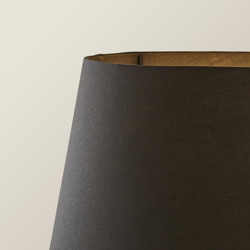 Anan Camden Tripod Copper Floor Lamp with Aspen Shade, Black, Yes, 148""