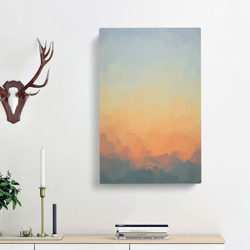 Glorious Sunset in Abstract - Wrapped Canvas, 50cm H x 35cm W x 3cm D