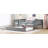 Wood Daybed With Trundle And Fence Guardrails-1104622498-1104622497