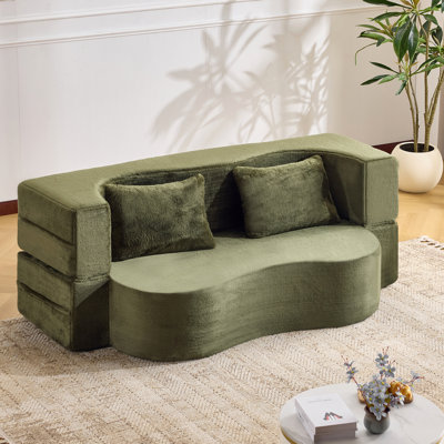 Canapé-lit pliant 71 po, canapé-lit futon moelleux