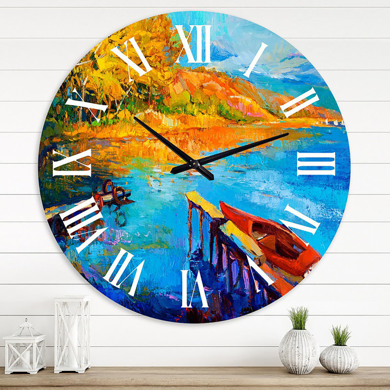 Horloge murale Sunset Lake, Moyenne