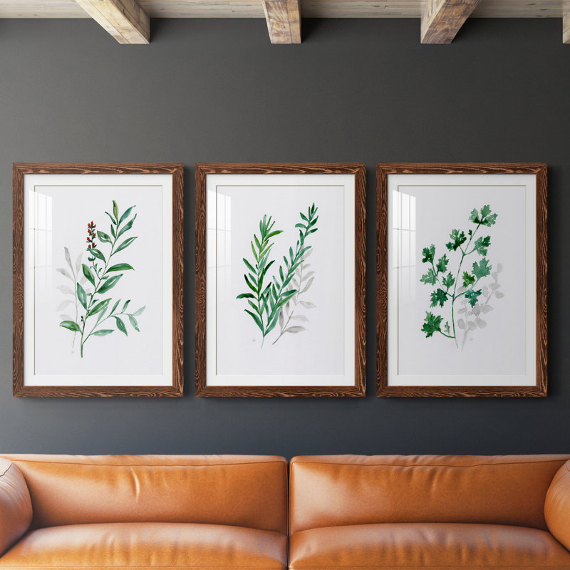 Freshly Picked I - ensemble de 3 cadres photo, Érable, H 31,5 po x l 47 po x P 1,5 po