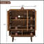 Armoire décorative avec portes doubles et rangement ouvert-790586844