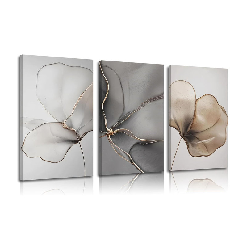 3 Piece Wrapped Canvas Set