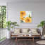 Toile d'extérieur Sheila Golden «Sunflowers Against The Sky»-87945528