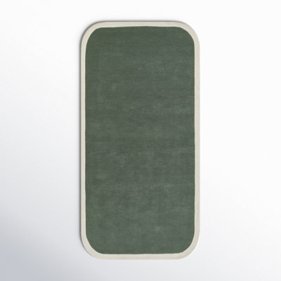 Hermione Hand Tufted Wool Dark Green Rug
