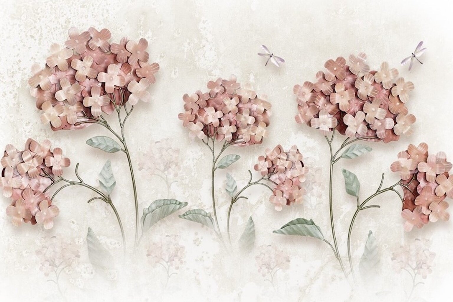 A Wallpaper Update: We Chose Rifle Paper Hydrangea - C'est Bien by Heather  Bien