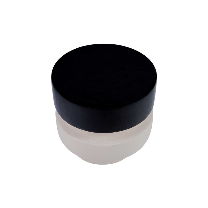 Provenance Signature Outdoor Round Side Table, Sand, Jet, 16"