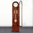 Vintage Brown Basswood Solid Wood Floor Clock Decor