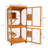 Versatile Cat House with Elevated Resting Area and Mobility Feature