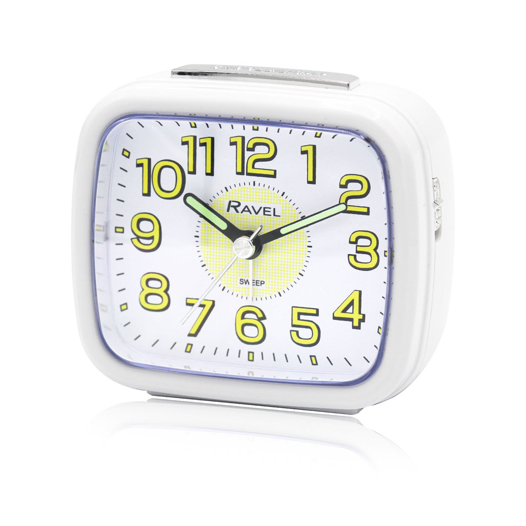 Analogue Quartz Movement / Crystal Alarm Tabletop Clock