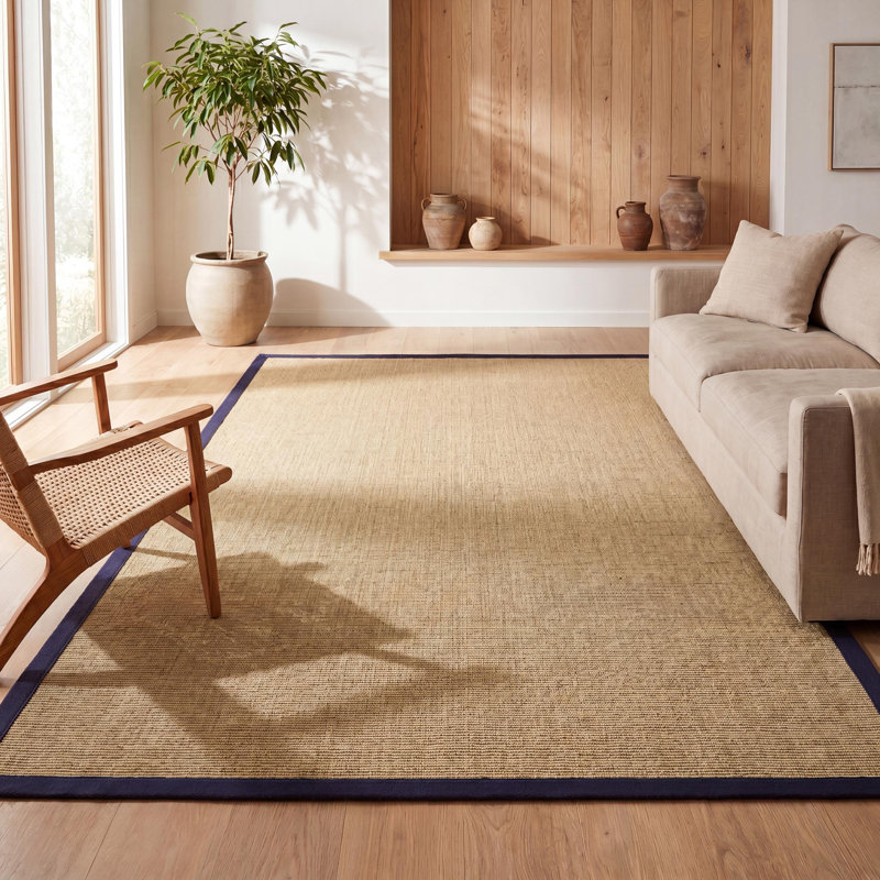 Tapis en jute Locklin, Rectangulaire 3 pi x 5 pi