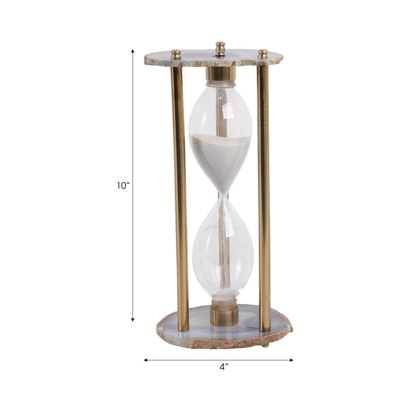11" Ellis Agate Hourglass