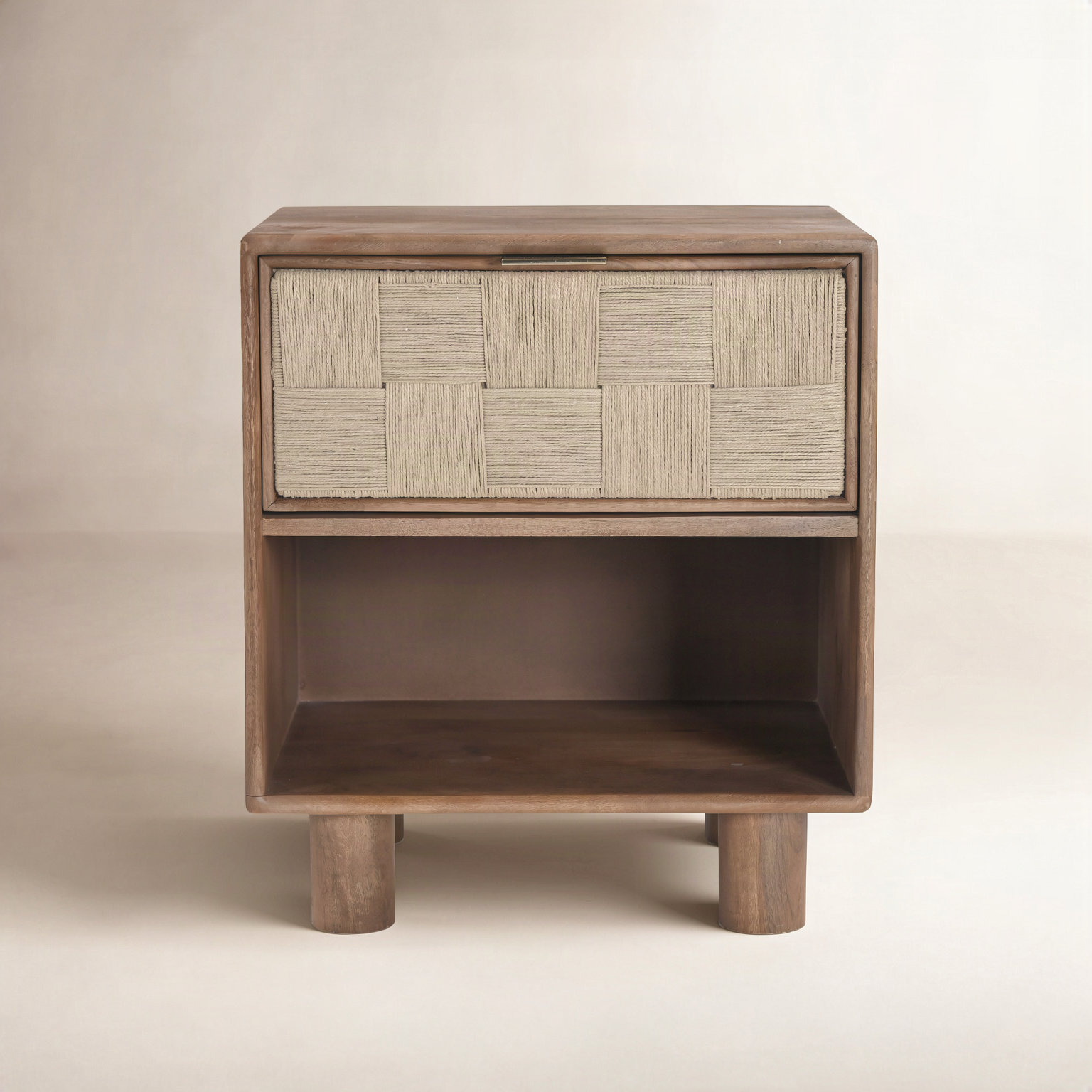 2-Shelf Mango Nightstand