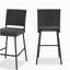 Ensemble de 2 tabourets de bar sans accoudoirs en rotin de plein air PE