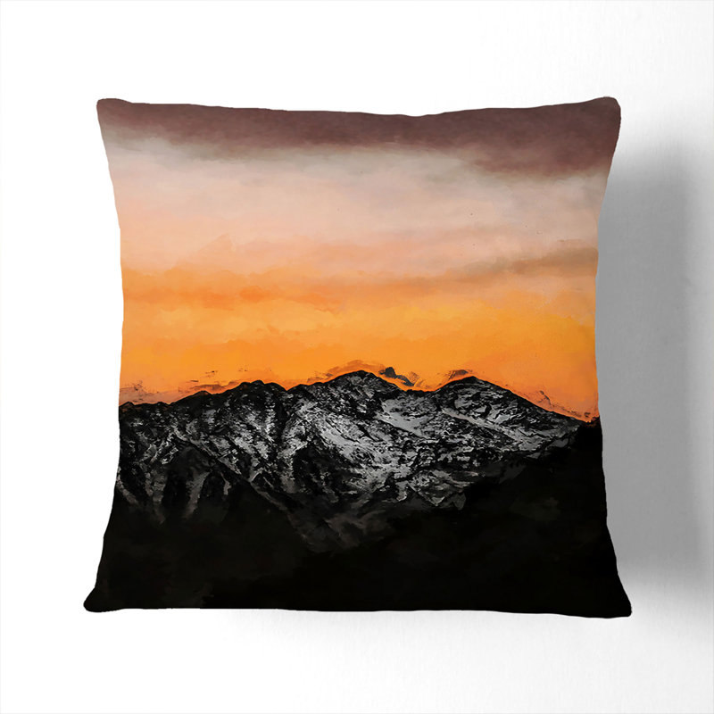 Square Throw Cushion, 40cm H x 40cm W x 15cm D