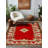 Nouvelle Collection Digital Print Cotton-Polyester Red Beige Moroccan Rug-2107778261