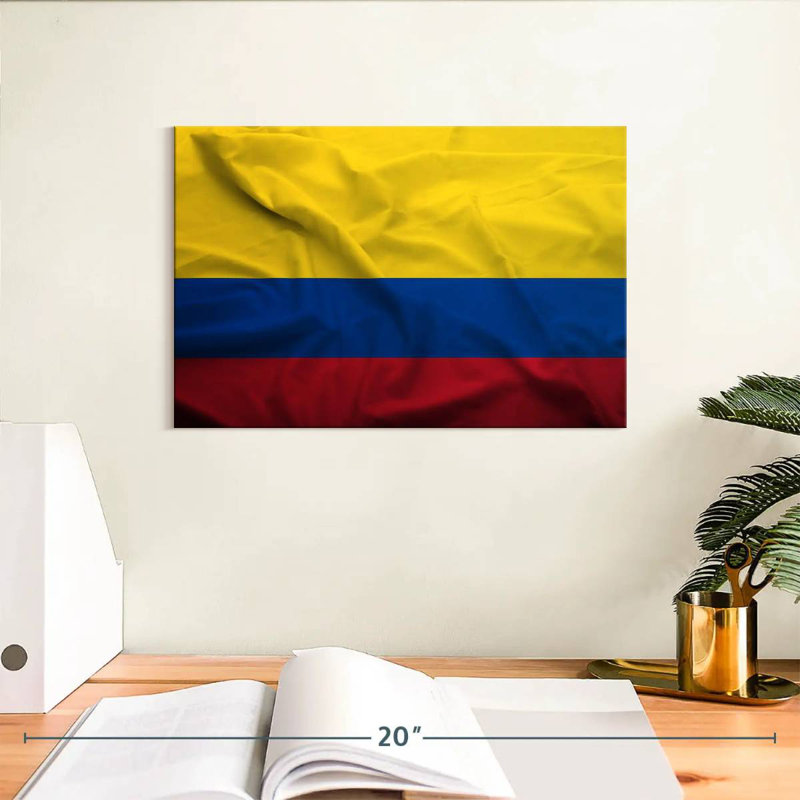 Borges Colombia Flag, 8" H x 12" W