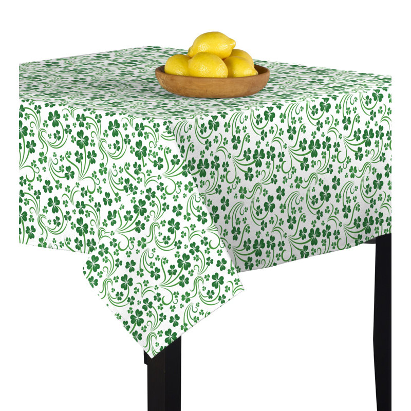 Caius Shamrock Scroll Tablecloth