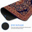  Tapis de souris en caoutchouc, surface en microfibre lisse, base antidérapante, tapis de souris décoratif à bord arrondi pour le bureau et les jeux, 12 po x 8 po, design persan rouge marine-133697640