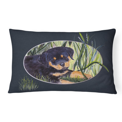 Rottweiler Rectangular Indoor/Outdoor Throw Pillow