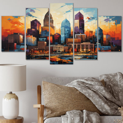 Ensemble de salon City Charlotte Collage IV - Charlotte