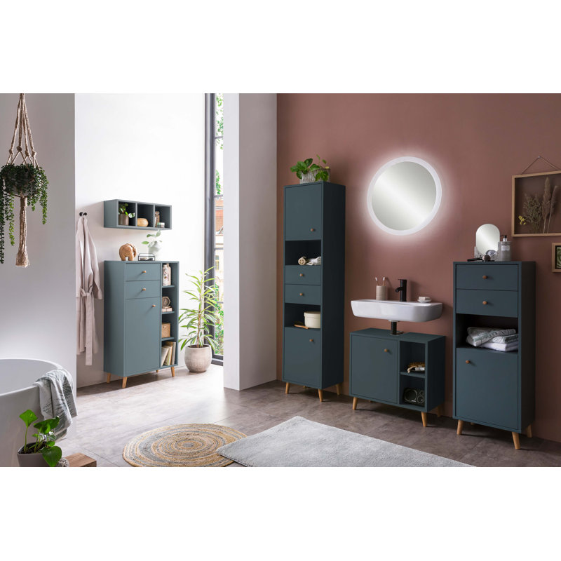 Ferris 60 x 113 cm Walden Freestanding Bathroom Cabinet, Fjord