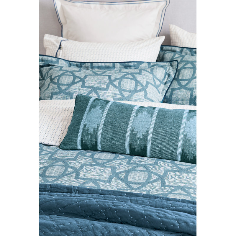 Emaya 200TC Cotton Sateen Duvet Cover Teal, King Duvet Cover