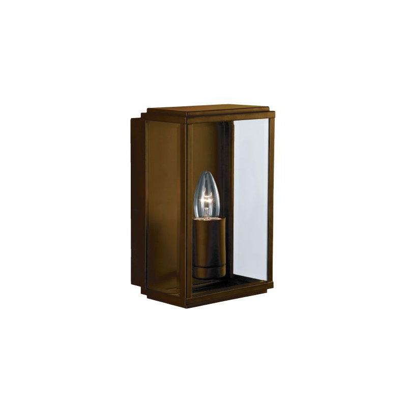 Caden 25cm H Outdoor Flush Mount, Rust Brown