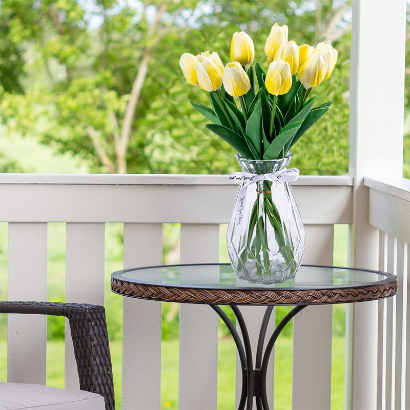 15pcs Wine Fake Plants Home Decor Artificial Flowers Tulip Centerpiece Table Decorations Preserved Flowers Vase Filler For Bedroom, Kitchen, Party, Wedding Ornaments Gift For Women, Men