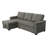Henos Reversible Sleeper  84" Reversible Sleeper Sectional Sofa with Storage Chaise, USB Charging Ports and Pocket-1955271283